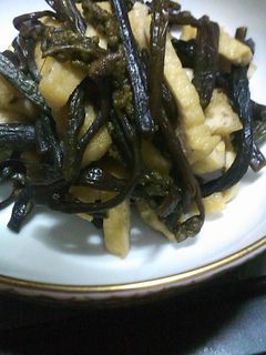 蕨とおあげさんの炊いたん-レシピのメイン写真