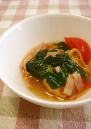 揚げだし豆腐のモロヘイヤあんかけ-レシピのメイン写真