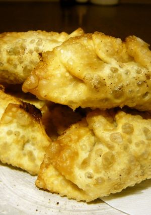 サクッと栄養満点☆カレー納豆揚げ餃子-レシピのメイン写真