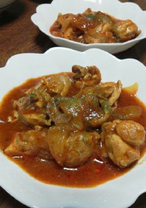 簡単★鶏肉のミートソース煮込み♪-レシピのメイン写真