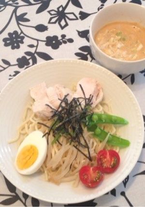 豆腐でヘルシーつけ麺♡-レシピのメイン写真