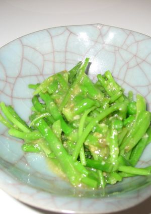 地三つ葉の茎の酢味噌あえ-レシピのメイン写真