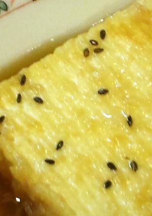 とろあつ絹あげ　♪酒の肴-レシピのメイン写真