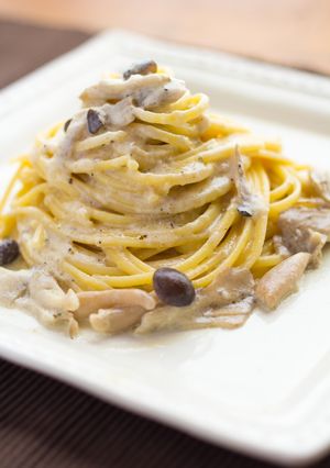 きのこと3種チーズのクリームパスタ-レシピのメイン写真