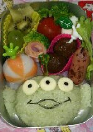 キャラ弁☆リトルグリーンメン☆-レシピのメイン写真