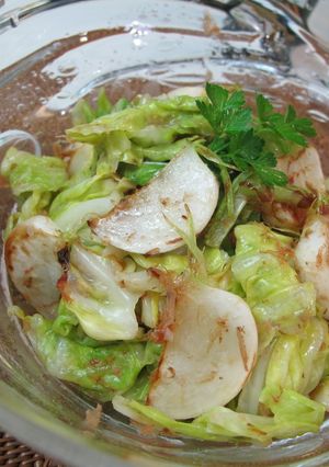 春キャベツと焼き蕪のサラダ -レシピのメイン写真