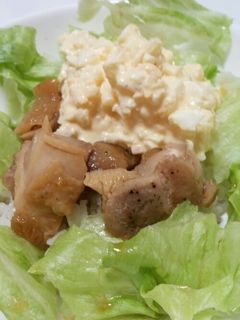 鶏の照り焼き丼~タルタルソース~-レシピのメイン写真