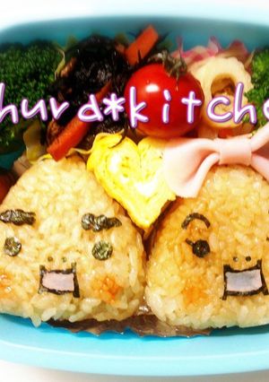 キャラ弁❈やきおにお＆やきおにこ-レシピのメイン写真
