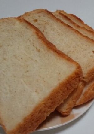 HBで☆　強力粉＆薄力粉で作る食パン-レシピのメイン写真