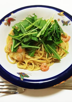 生姜と柚子胡椒の和風シーフードパスタ♪-レシピのメイン写真