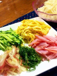 我が家の冷麦・ソーメンの具♬-レシピのメイン写真