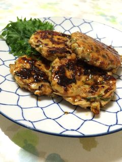ごぼうの鶏つくね照り焼き-レシピのメイン写真