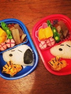 キャラ弁♪スヌーピー♪-レシピのメイン写真