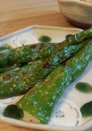 おつまみに！万願寺唐辛子のアンチョビ詰め-レシピのメイン写真