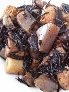 ゴロゴロこんにゃく☆ひじきの煮物♪-レシピのメイン写真