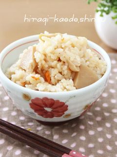 めんつゆで簡単♪たけのこの炊き込みご飯-レシピのメイン写真