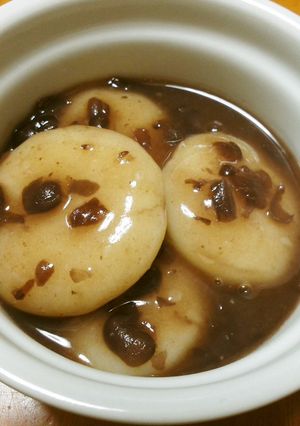 豆腐白玉のぜんざい-レシピのメイン写真