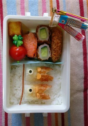 簡単！こどもの日に鯉のぼり弁当♪-レシピのメイン写真