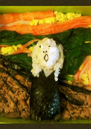 ムンクの叫び 弁当 キャラ弁-レシピのメイン写真