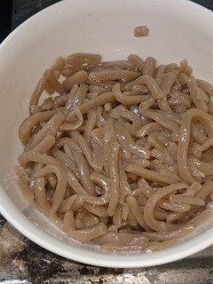 グルテンフリー沖縄そばの麺(玄米粉入り)-レシピのメイン写真