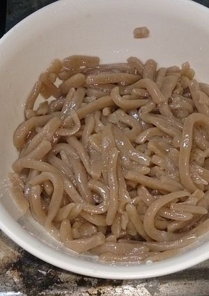 グルテンフリー沖縄そばの麺(玄米粉入り)-レシピのメイン写真
