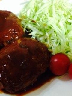 煮込み風ハンバーグ♡-レシピのメイン写真