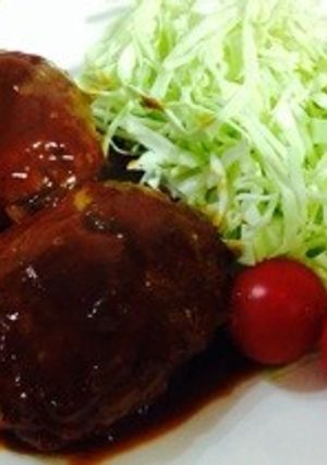 煮込み風ハンバーグ♡-レシピのメイン写真