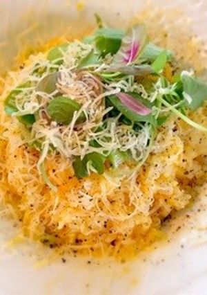 5分で☆ライスカルボナーラ サラダのせ!-レシピのメイン写真