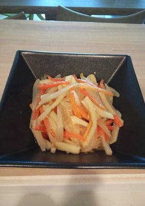 新玉とたけのこの味噌バター炒め-レシピのメイン写真