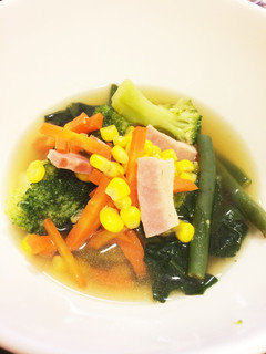 冷凍野菜で具だくさんスープ-レシピのメイン写真