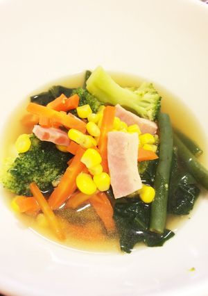 冷凍野菜で具だくさんスープ-レシピのメイン写真