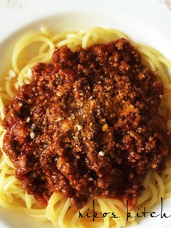 しっかり濃厚味♡絶品ミートソースパスタ♪-レシピのメイン写真