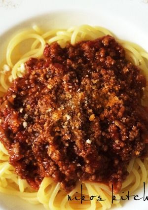 しっかり濃厚味♡絶品ミートソースパスタ♪-レシピのメイン写真