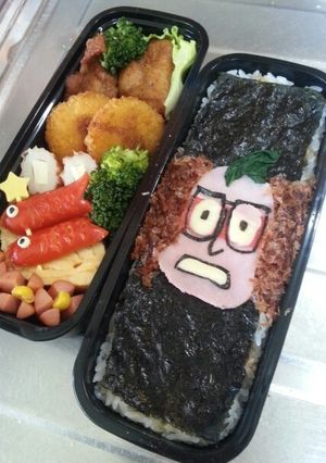 妖怪ウォッチ 人面犬 キャラ弁-レシピのメイン写真