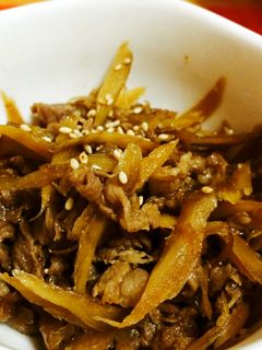 牛肉とごぼうのしぐれ煮-レシピのメイン写真