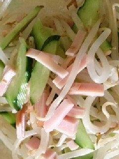 簡単もやしとハムのナムル-レシピのメイン写真