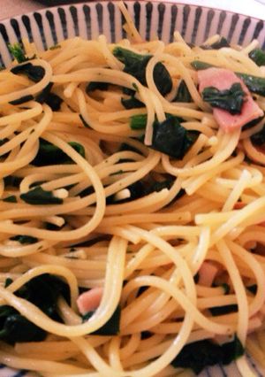ベーコンとほうれん草のパスタ-レシピのメイン写真
