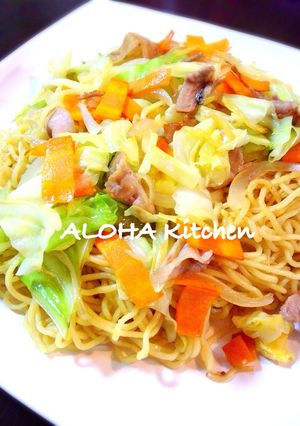 味覇で簡単！野菜たっぷり塩焼きそば！-レシピのメイン写真