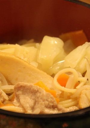 パスタでなんちゃって豆乳チャンポン-レシピのメイン写真