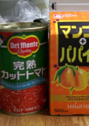 トロピカルフルーツジュースで作るカレー-レシピのメイン写真
