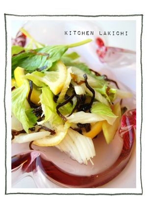 セロリのレモン塩昆布和え-レシピのメイン写真