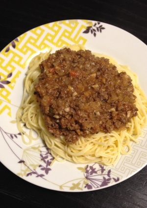 一手間かけて！うちの手作りミートソース-レシピのメイン写真