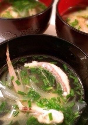 簡単！鯛あらのお吸い物-レシピのメイン写真