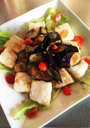 ナスと豆腐料理-レシピのメイン写真