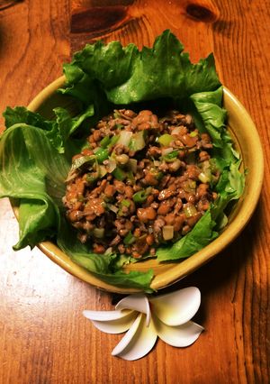 簡単ひき肉納豆-レシピのメイン写真