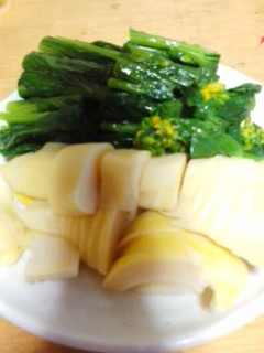 筍と菜の花の昆布締め-レシピのメイン写真