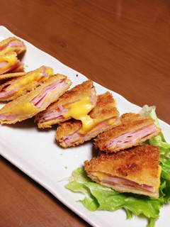 チーズハムカツ-レシピのメイン写真