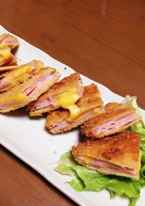 チーズハムカツ-レシピのメイン写真