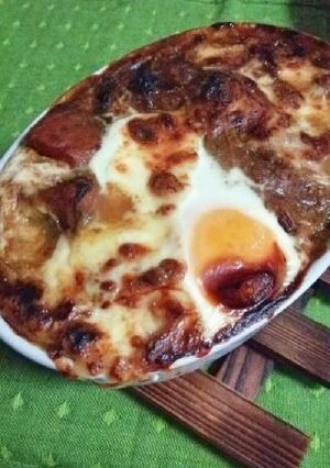 余ったｶﾚｰで焼きｶﾚｰ-レシピのメイン写真