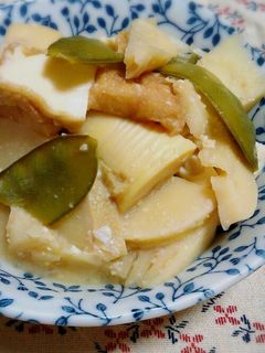 (筍と厚揚げの味噌煮)-レシピのメイン写真